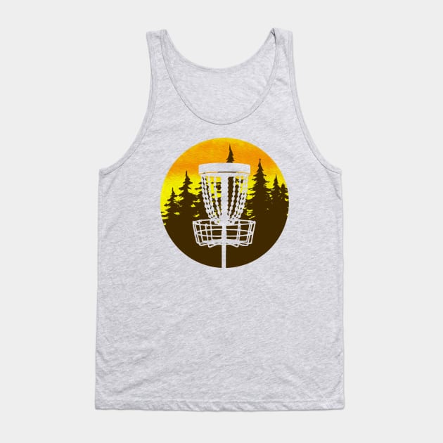 Retro Disc Golf Tank Top by DiscGolfThings